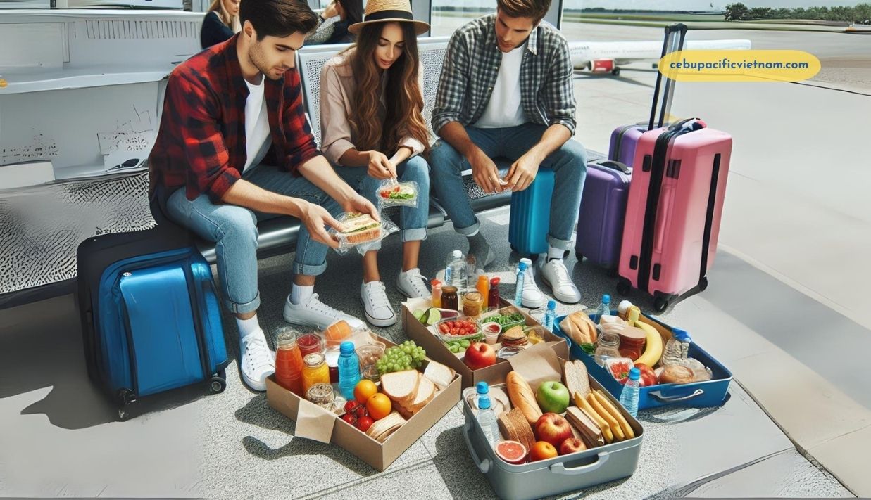Quy định về hành lý xách tay và ký gửi: Thực phẩm và các đồ tiêu dùng khác của Cebu Pacific